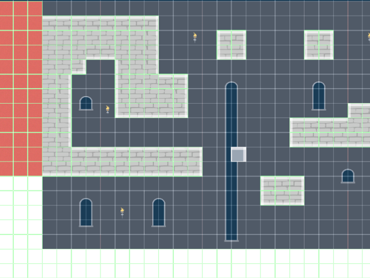 A screenshot of the level generator on the Unity game development platform.